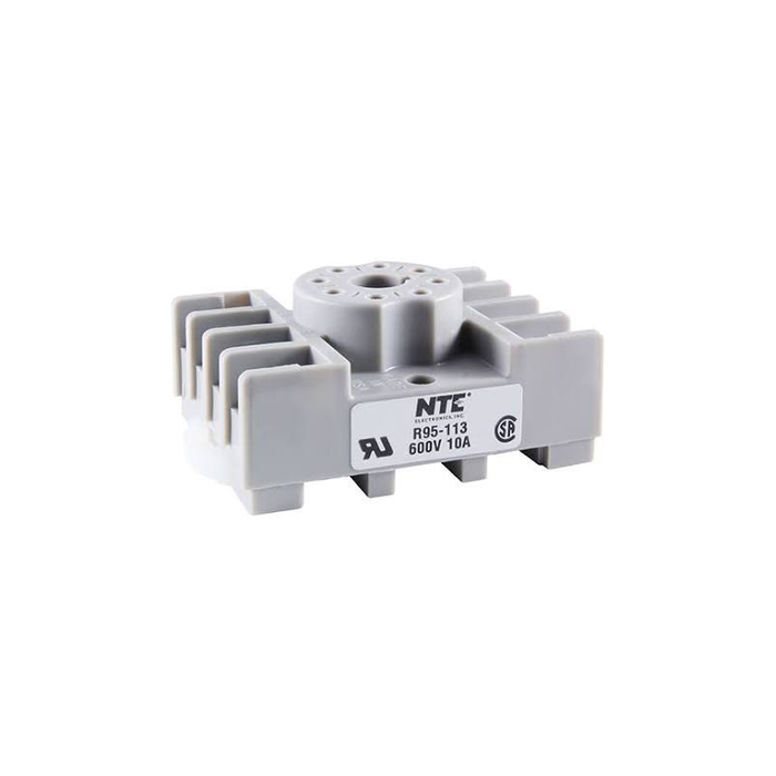 NTE R95-113 -  8 Pin Octal Relay Socket with Screw Terminals