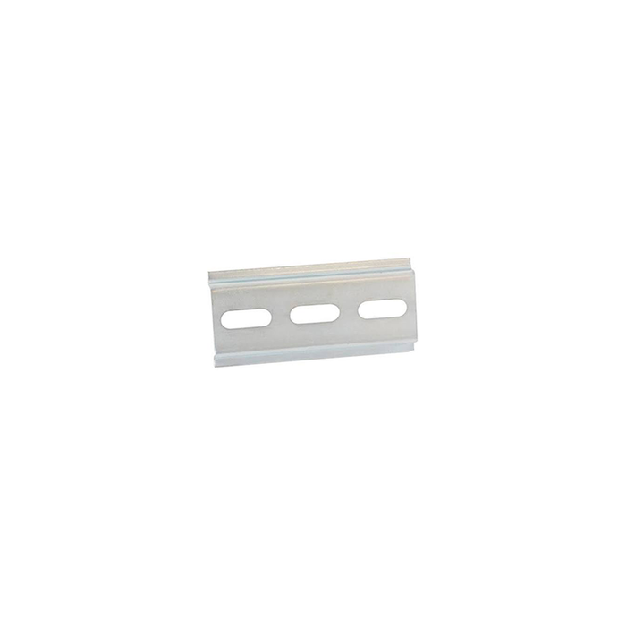 NTE Electronics R95-128 Steel  DIN RAIL 3 INCHES PRE-PUNCHED STEEL 7.5MM HIGH