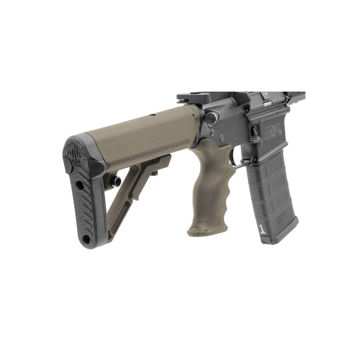 UTG RBUS1DMS PRO AR15 Ops Ready S1 Mil-spec Stock Only, FDE