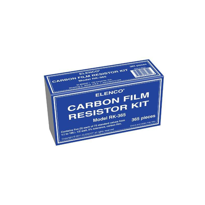 Elenco RK-365 Carbon Film Resistor Kit