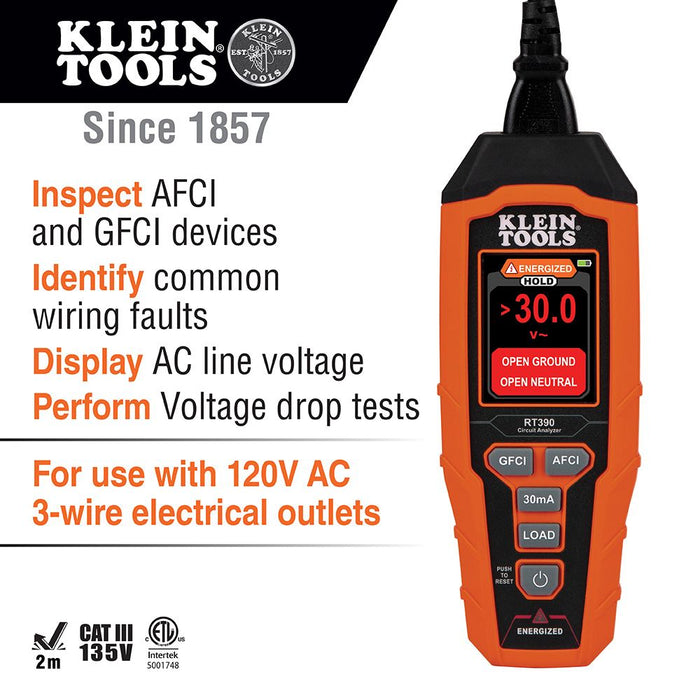 Klein Tools RT390 Circuit Analyzer
