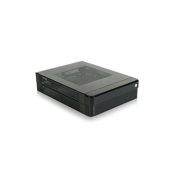 iStarUSA S-0312-DT Compact Stylish Mini-ITX Enclosure with PSU and Desktop Stand