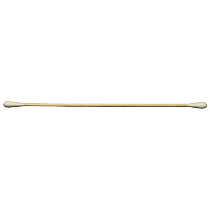 Techspray 2300-100 Double Tip Cotton Stick W/6IN Wood Handle 100/Bag