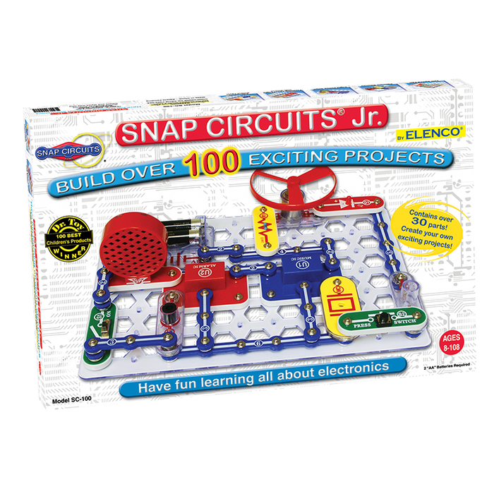 Elenco SC-100 Snap Circuits Jr. 100 Experiments Electronics Kit
