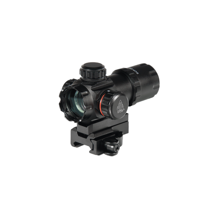 UTG SCP-DS3039W 3.9" ITA Red/Green CQB Dot Sight with Integral QD Mount