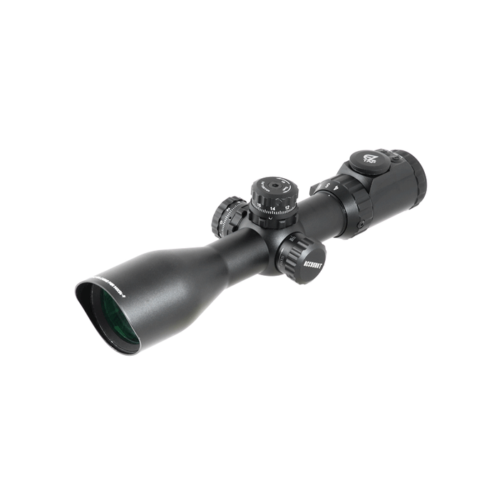 UTG SCP3-UM416AOIEW 4-16X44 30mm Compact Scope, AO, 36-color Mil-dot, Rings