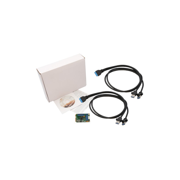 Syba SD-MPE20215 Mini PCI-Express USB 3.0 Host Controller Card