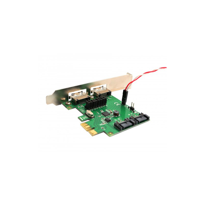 Syba SD-PEX40049 2 Port SATA III or eSATA III PCI-e 2.0 x1 Card