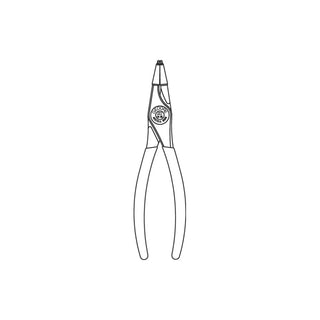 Gedore 2015013 Circlip Pliers For Internal Retaining Rings, Angled 45 Degrees