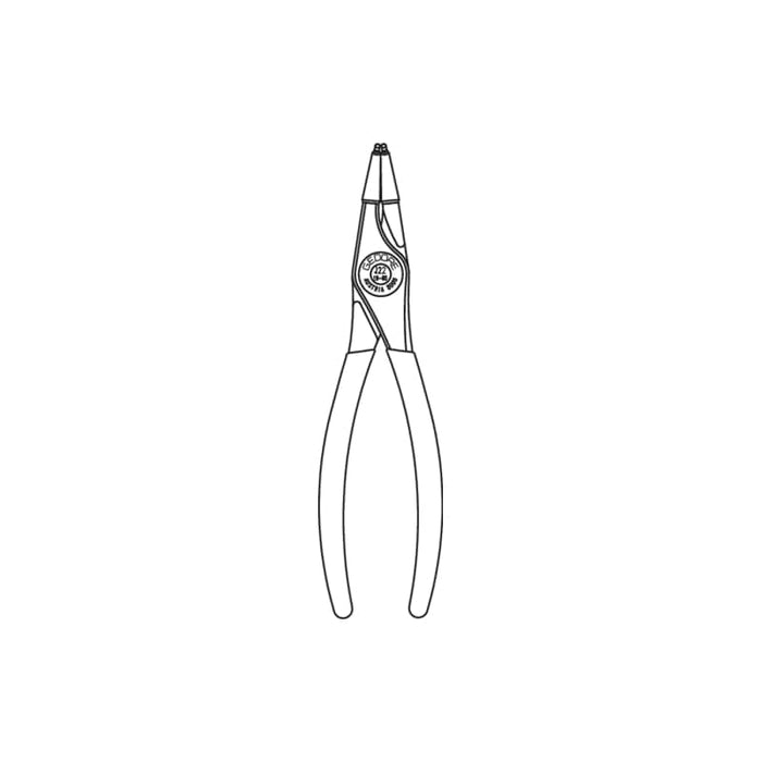 Gedore 2014971 Circlip Pliers For Internal Retaining Rings, Angled 45 Degrees, 12-25 mm