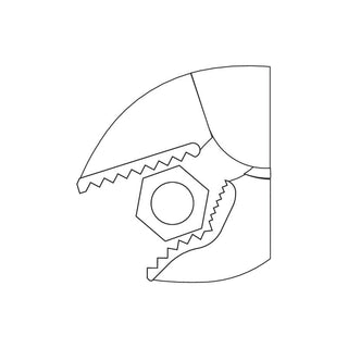 Gedore 6406700 Grip Wrench 10 Inch