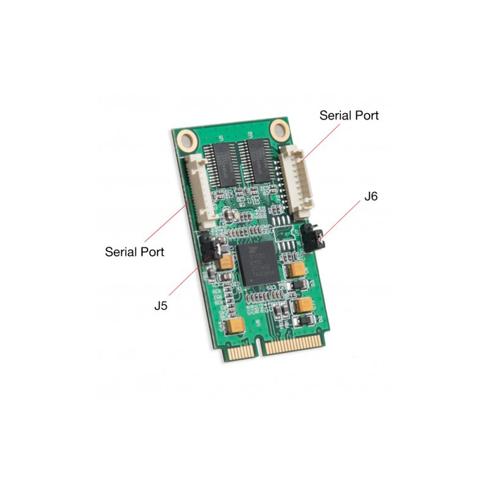 Syba SI-MPE15046 2 Port Serial Mini PCI-e Controller Card