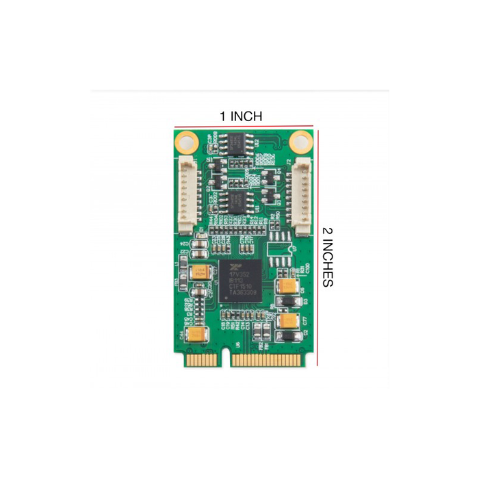 Syba SI-MPE15048 2 Port Serial Mini PCI-e Controller Card (RS-422/485)