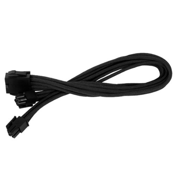 Silverstone PP07-EPS8B Sleeved Power Supply Extension Cable