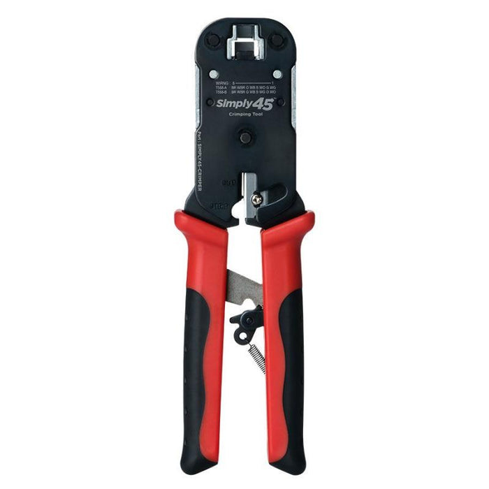 Simply45 S45-C100 Simply45® RJ45 Crimp Tool  Pass Through Unshielded & Internal Ground Shielded