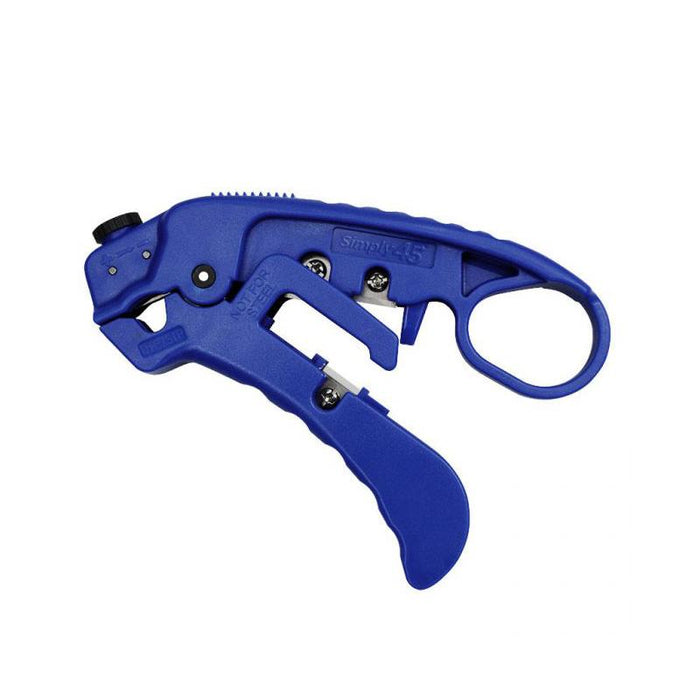 Simply45 S45-S01BL -Adjustable LAN Cable Stripper for Shielded & Unshielded Cat7a/6a/6/5e  Blue