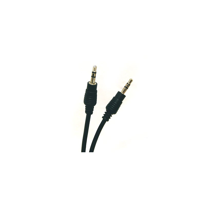 Bytecc SPC-12MM 3.5mm Stereo Speaker Cable - Male to Male, Black Jacket