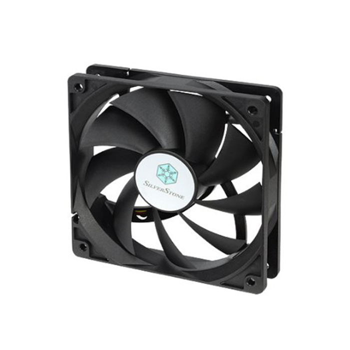 Silverstone FN121-P 120mm High Airflow and Less Noise with 9-Bladed Design Computer Cooling Case Fan