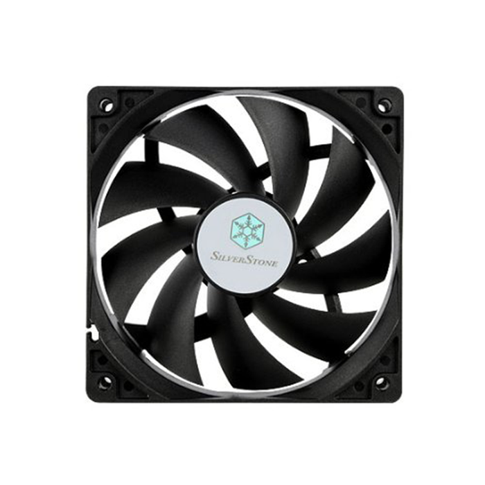 Silverstone FN121-P 120mm High Airflow and Less Noise with 9-Bladed Design Computer Cooling Case Fan