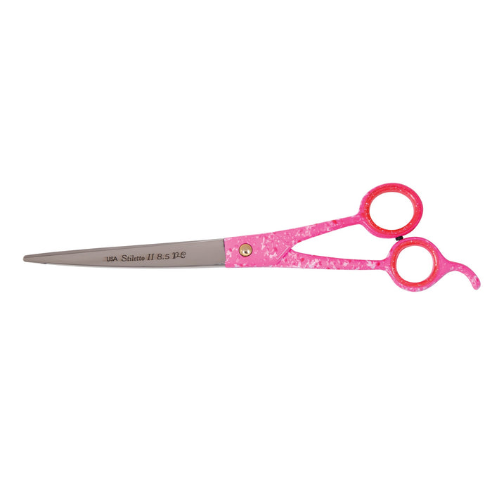 Heritage Cutlery ST285P-C Stiletto II 8 1/2'' Pink/Curved Blade