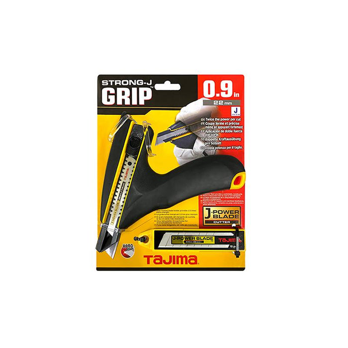 Tajima Tools DC-690 Strong J-Grip Powerful Two Handed Utility Knife Cutter