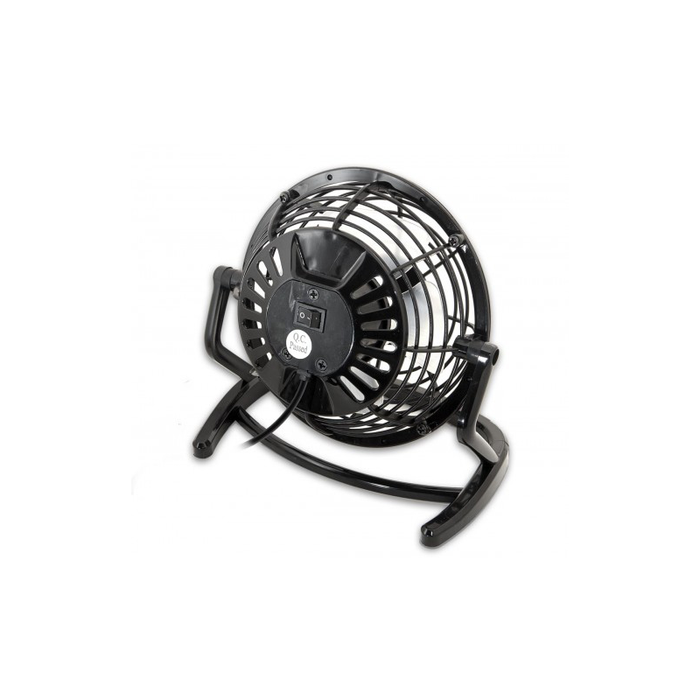 Syba SY-ACC65055 Compact USB Desk Fan, USB Powered with On/Off Switch, Black Color