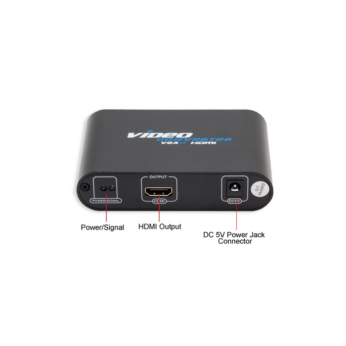 Syba SY-ADA31050 VGA HD15 + 3.5mm Audio to HDMI Converter