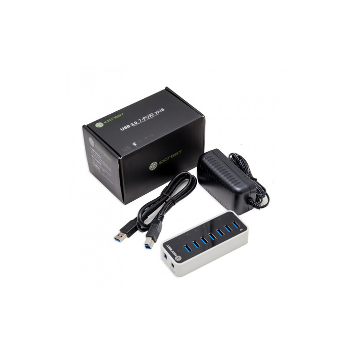 Syba SY-HUB20152 7 Port USB 3.0 Hub with One Fast Charging Port