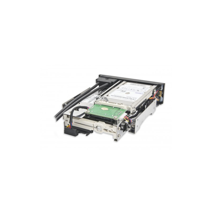 Syba SY-MRA55006 5.25" Bay Drive Tray Less Mobile Rack for 3.5" and 2.5" SATA III HDD with extra 2 port USB 3.0
