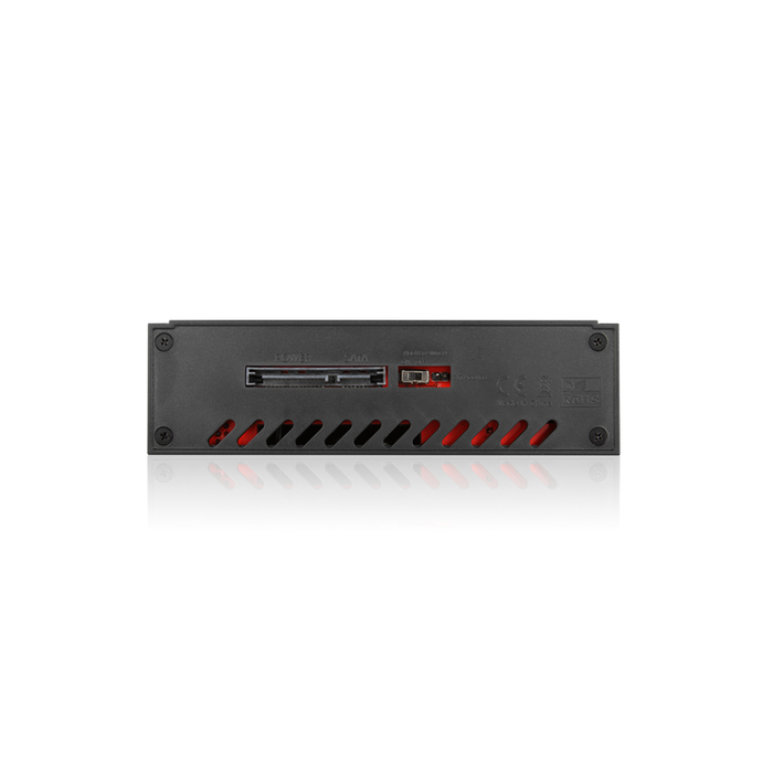 iStarUSA T-7M1-SATA-RED 5.25" to 3.5" 2.5" SATA SAS 6 Gbps HDD SSD Hot-swap Rack