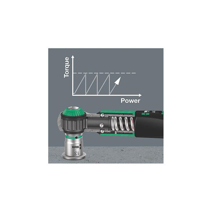 Wera 05075800001 Safe-Torque A 1 torque wrench with 1/4" square head drive