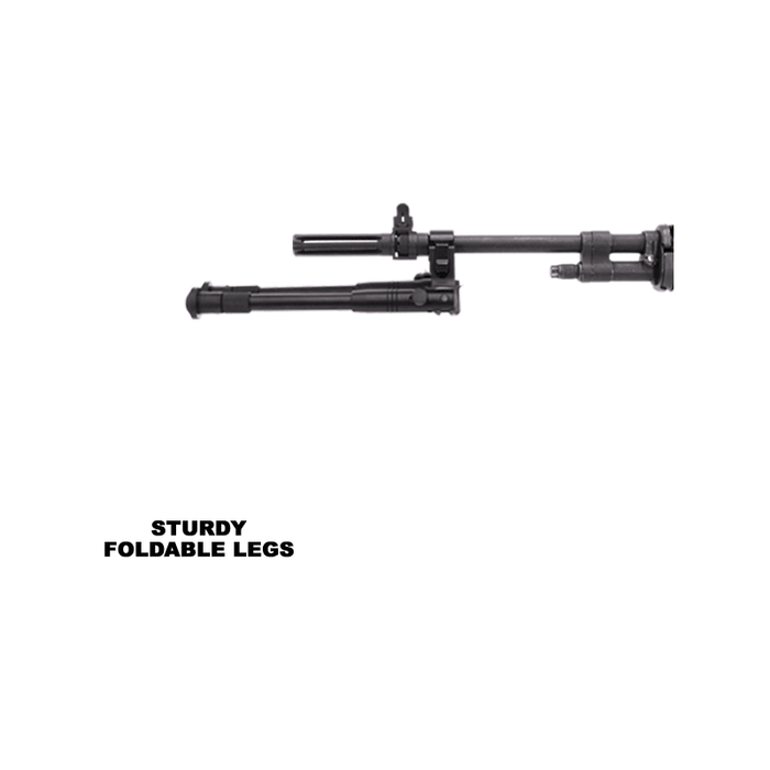 UTG TL-BP08S-A New Gen Reinforced Clamp-on Bipod, Cent Ht 8.7"-10.2"