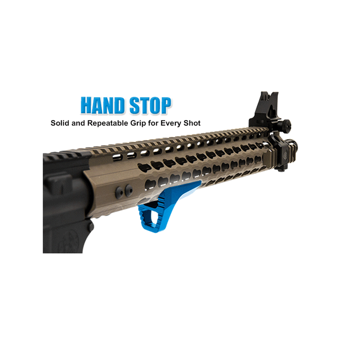 UTG TL-HS02B Super Slim Keymod Hand Stop/ Barricade Rest Kit - Black