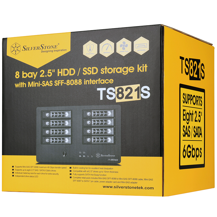 SilverStone TS821S Drive Storage