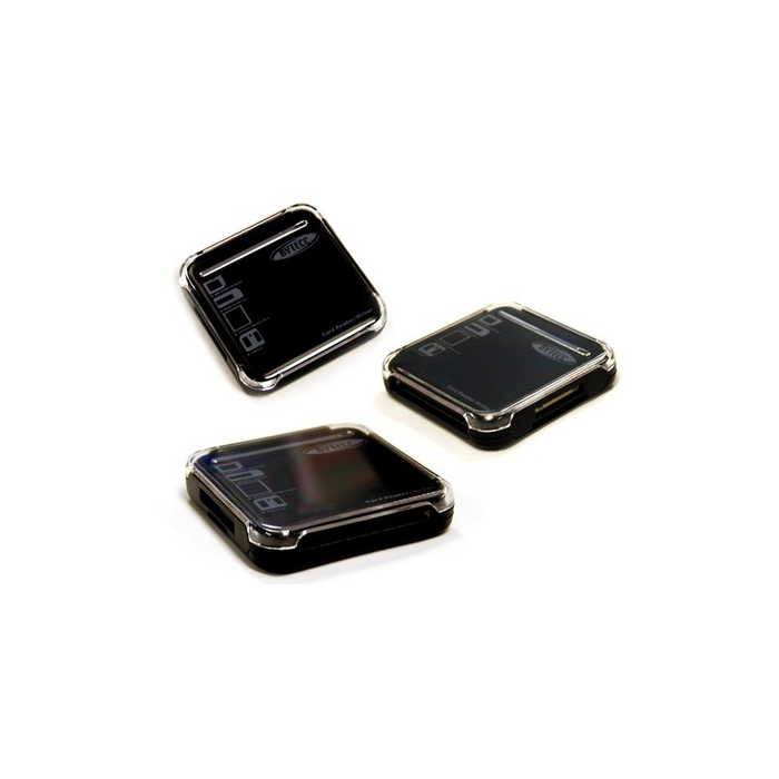 Bytecc U2CR-520 5 slots Palm-sized USB2.0 52-IN-1 Card Reader, Black Support SDHC, T-Flash