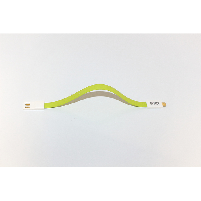 Bytecc U2MG-GN Colored USB Flat Cable - USB 2.0 A Male to Micro B