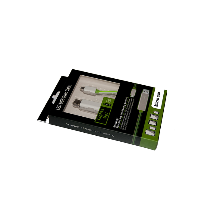 Bytecc U2MICRO-F3WG LED EL Micro USB Sync DATA Charging Cable