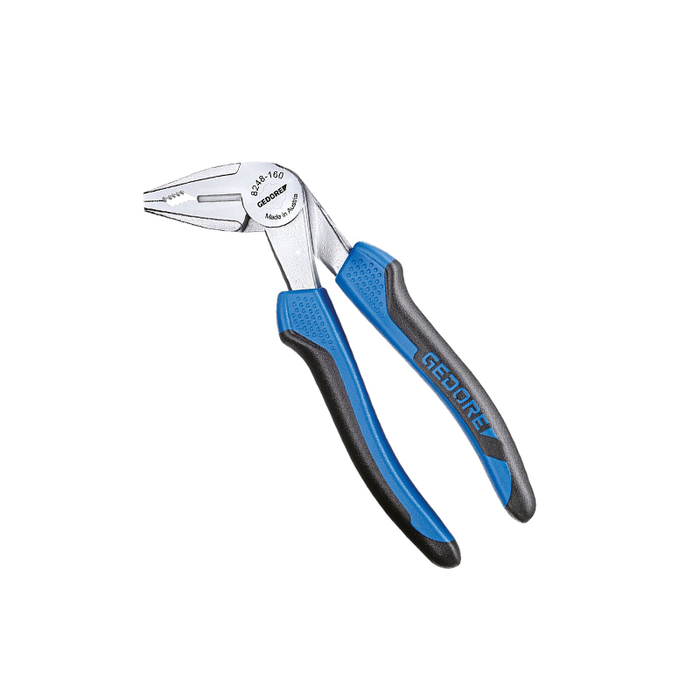 GEDORE 8248-160 JC Combination Pliers, Angled, 160 mm
