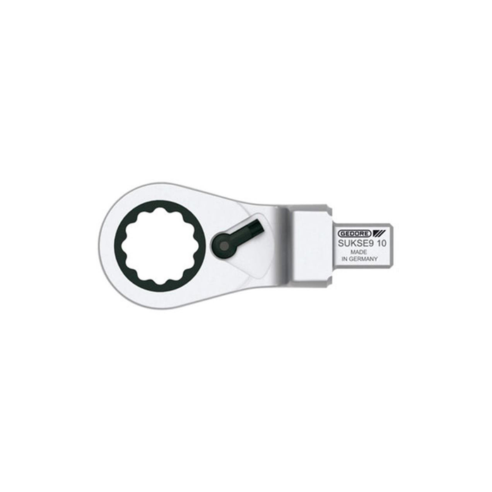 GEDORE 2827751 Rectangular Ring Ratchet Spanner, Reversible Se 9x12, 17 mm