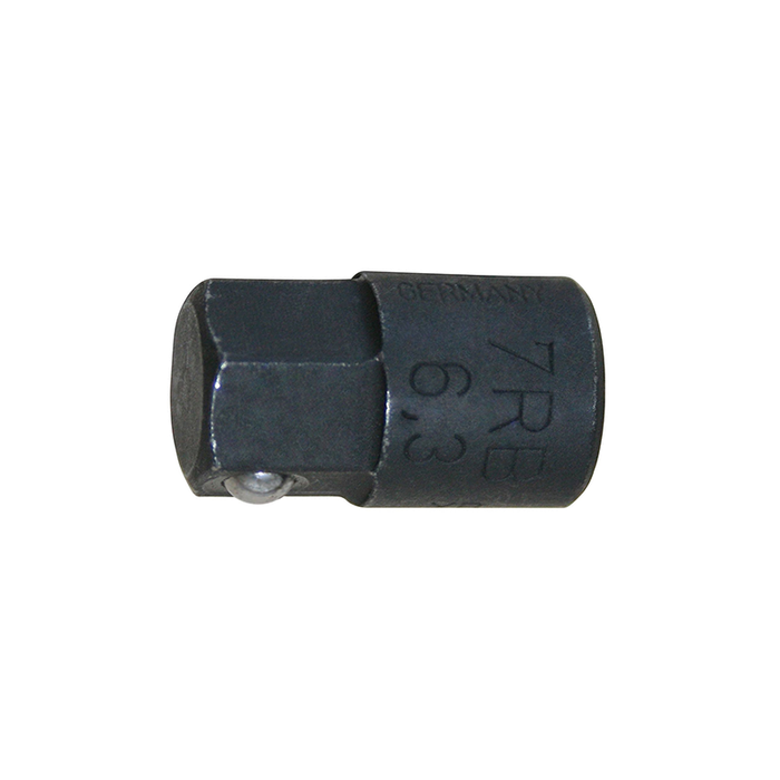 GEDORE 7RB-6, 3 Adaptor, 1/4" Hex, 10 mm for 7 R/7 UR