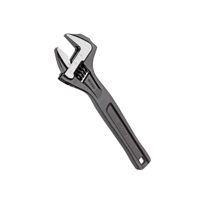 GEDORE 2668815 Adjustable Wrench, 6" Width, Open End, Phosphated