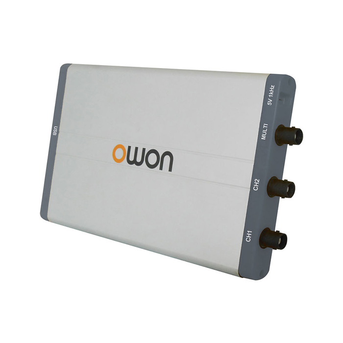 Owon VDS1022 PC Oscilloscope, 2+1 Multi Channel, 25 MHz, 100MS/s