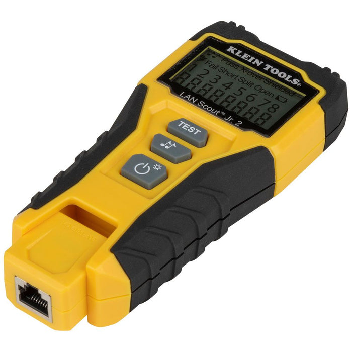 Klein Tools VDV526-200 Cable Tester, LAN Scout Jr. 2 Ethernet Cable Tester for CAT 5e, CAT 6/6A Cables with RJ45 Connections