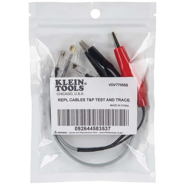 Klein Tools VDV770-855 Replacement Cables for Tone & Probe Test and Trace Kit