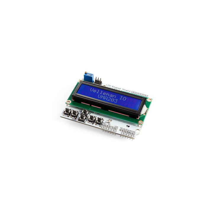 Velleman VMA203: LCD & Keypad Shield for Arduino