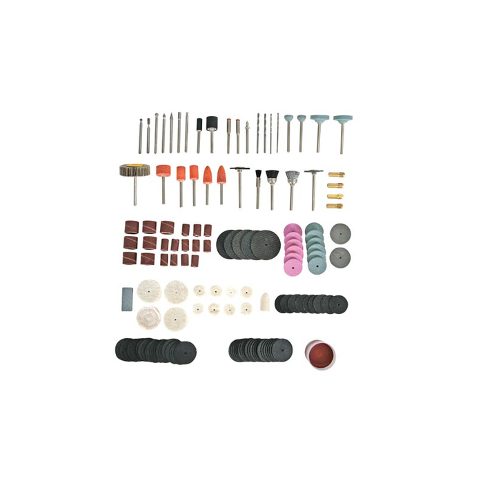 Velleman VTHDS6: Ultimate Drill & Grinder Accessories Set - 188 Pieces