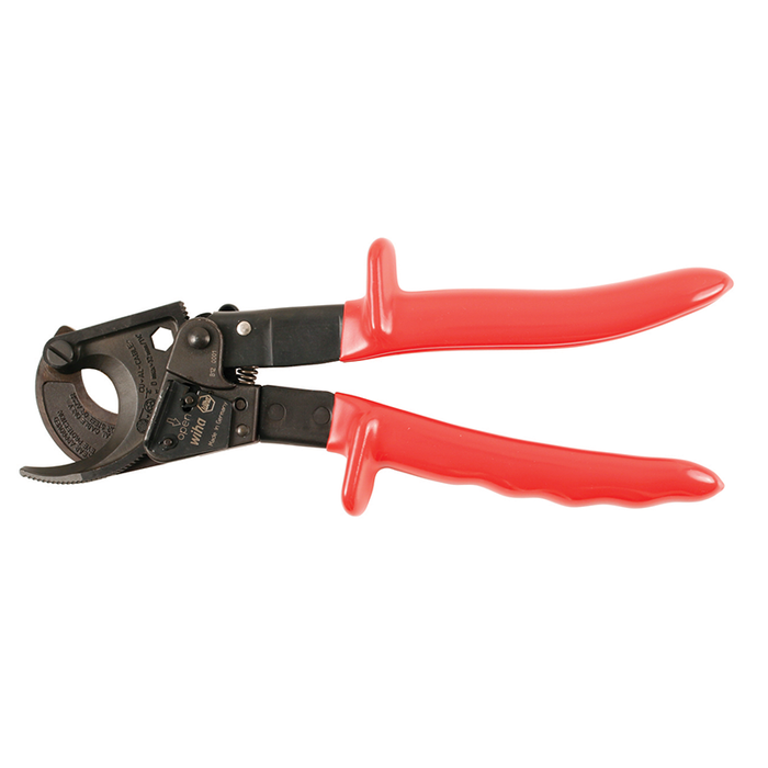 Wiha 11960 Insulated Ratcheting Cable Cutters 10 Inch