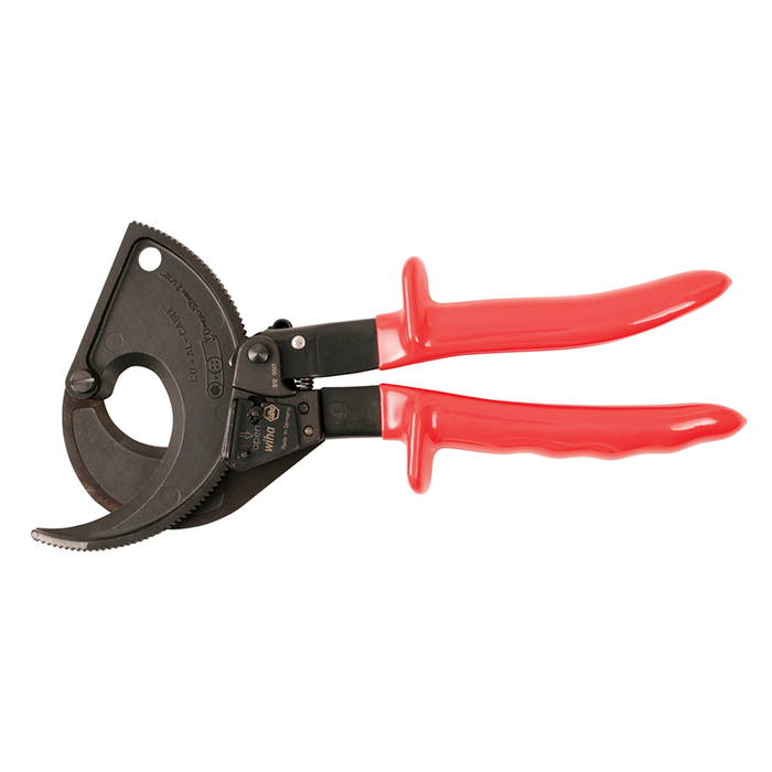 Wiha 11975 Insulated Ratcheting Cable Cutters 11 Inch