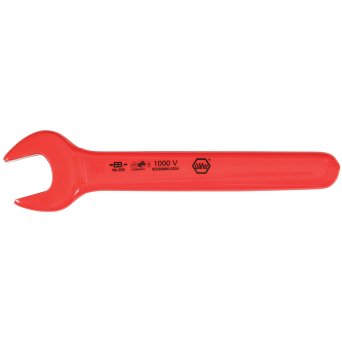 Wiha 20137 Insulated Open End Wrench 1/2 Inch