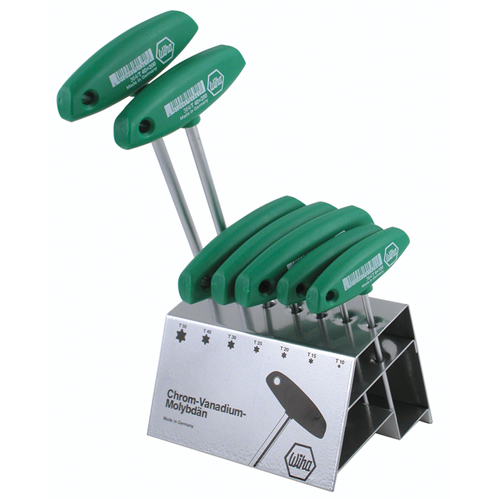 Wiha 36490 7 Piece TORX® T-handle Metal Stand Set